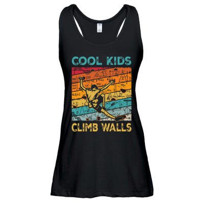 Cool Climb Walls Extreme Sport Rock Climbing Bouldering Ladies Essential Flowy Tank