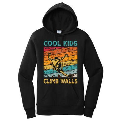 Cool Climb Walls Extreme Sport Rock Climbing Bouldering Women's Pullover Hoodie