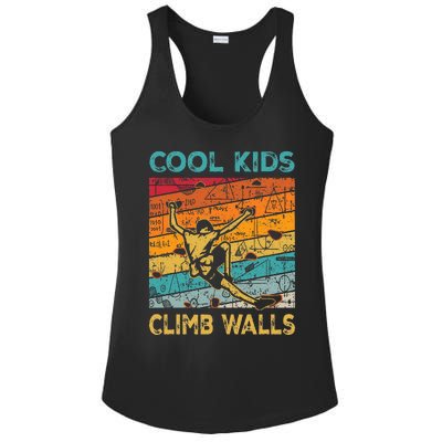 Cool Climb Walls Extreme Sport Rock Climbing Bouldering Ladies PosiCharge Competitor Racerback Tank