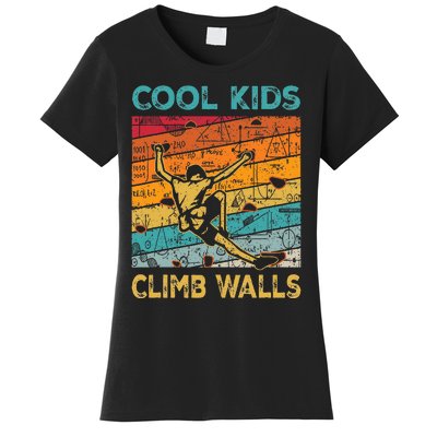 Cool Climb Walls Extreme Sport Rock Climbing Bouldering Women's T-Shirt