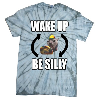 Catland Central Wake Up Be Silly Tie-Dye T-Shirt