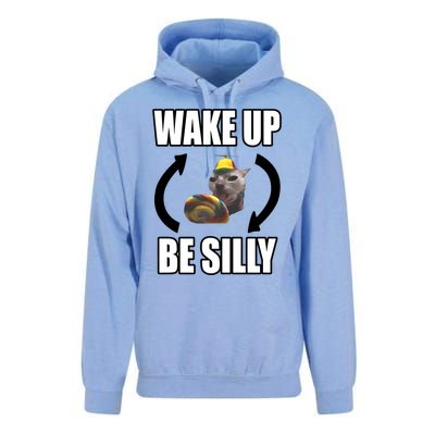 Catland Central Wake Up Be Silly Unisex Surf Hoodie