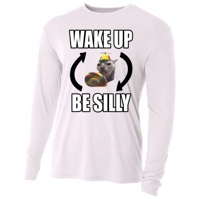 Catland Central Wake Up Be Silly Cooling Performance Long Sleeve Crew