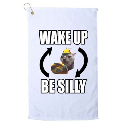 Catland Central Wake Up Be Silly Platinum Collection Golf Towel