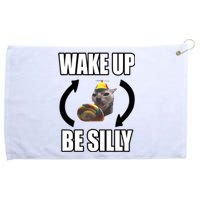 Catland Central Wake Up Be Silly Grommeted Golf Towel