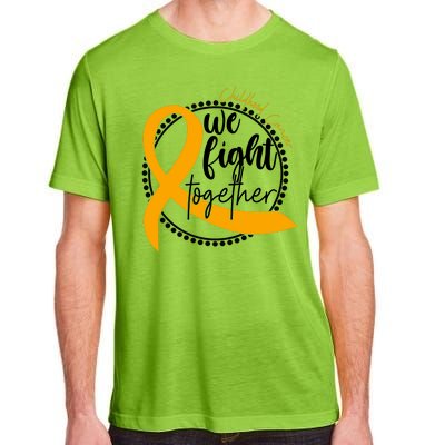 Childhood Cancer We Fight Together Adult ChromaSoft Performance T-Shirt