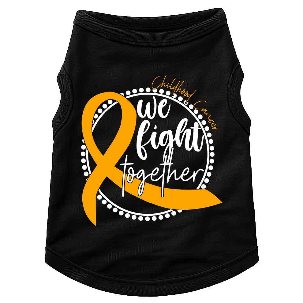 Childhood Cancer We Fight Together Doggie Tank