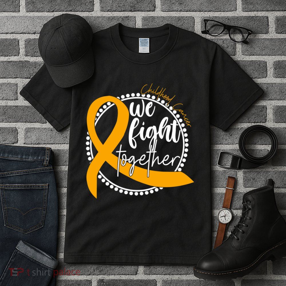 Childhood Cancer We Fight Together Tall T-Shirt