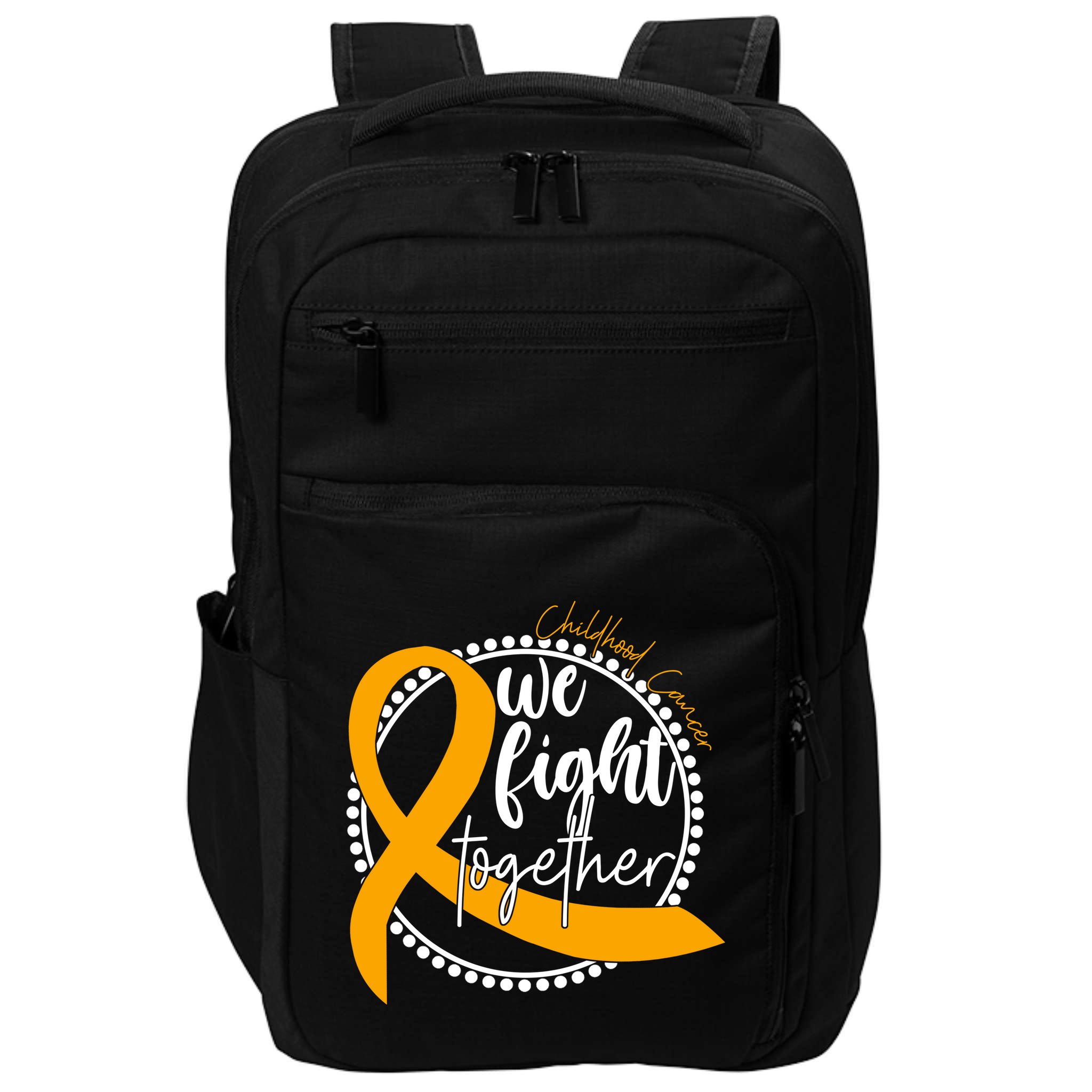 Childhood Cancer We Fight Together Impact Tech Backpack
