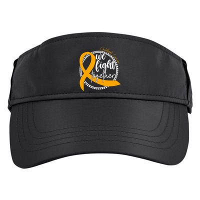 Childhood Cancer We Fight Together Adult Drive Performance Visor
