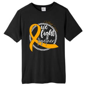 Childhood Cancer We Fight Together Tall Fusion ChromaSoft Performance T-Shirt