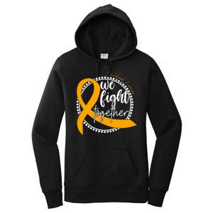 Childhood Cancer We Fight Together Women's Pullover Hoodie