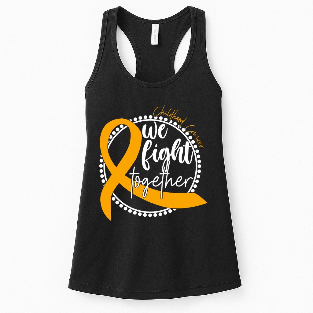 Childhood Cancer We Fight Together Womens Tank Top