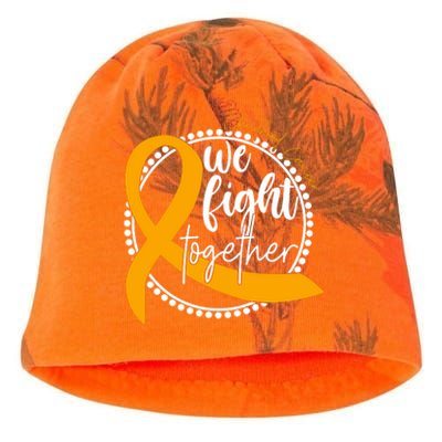 Childhood Cancer We Fight Together Kati - Camo Knit Beanie