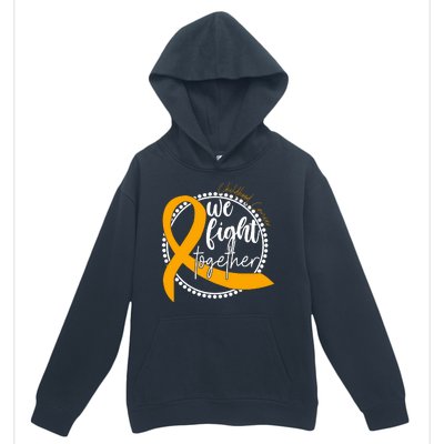 Childhood Cancer We Fight Together Urban Pullover Hoodie