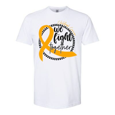 Childhood Cancer We Fight Together Softstyle CVC T-Shirt