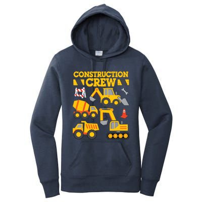 Construction Crew Worker Excavator Boy Girl Women's Pullover Hoodie