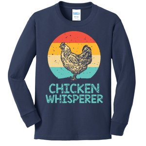 Cool Chicken Whisperer For Men Women Chicken Lover Farmer Kids Long Sleeve Shirt