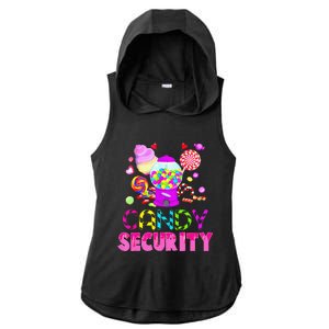 Candy Costume Women Candy Land Candy Crew Groovy Sweetie Gift Ladies PosiCharge Tri-Blend Wicking Draft Hoodie Tank