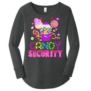 Candy Costume Women Candy Land Candy Crew Groovy Sweetie Gift Women's Perfect Tri Tunic Long Sleeve Shirt