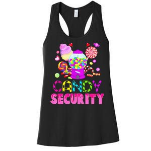 Candy Costume Women Candy Land Candy Crew Groovy Sweetie Gift Women's Racerback Tank