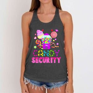 Candy Costume Women Candy Land Candy Crew Groovy Sweetie Gift Women's Knotted Racerback Tank