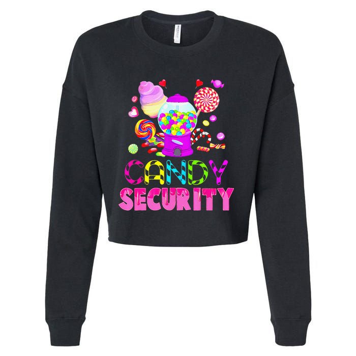 Candy Costume Women Candy Land Candy Crew Groovy Sweetie Gift Cropped Pullover Crew