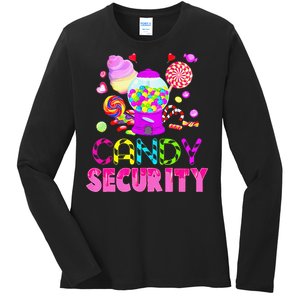 Candy Costume Women Candy Land Candy Crew Groovy Sweetie Gift Ladies Long Sleeve Shirt