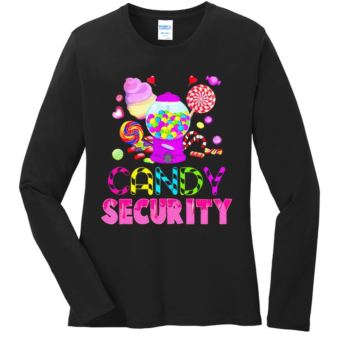 Candy Costume Women Candy Land Candy Crew Groovy Sweetie Gift Ladies Long Sleeve Shirt