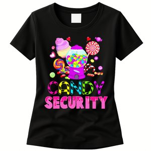 Candy Costume Women Candy Land Candy Crew Groovy Sweetie Gift Women's T-Shirt