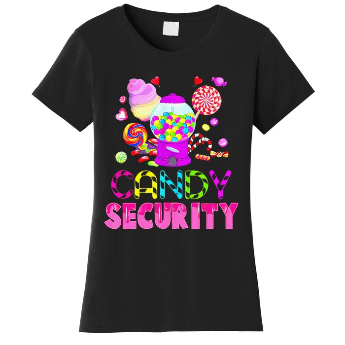 Candy Costume Women Candy Land Candy Crew Groovy Sweetie Gift Women's T-Shirt