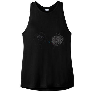 Connection. Calm with Chaos. Help Chaos With Connection Ladies PosiCharge Tri-Blend Wicking Tank