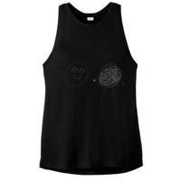Connection. Calm with Chaos. Help Chaos With Connection Ladies PosiCharge Tri-Blend Wicking Tank