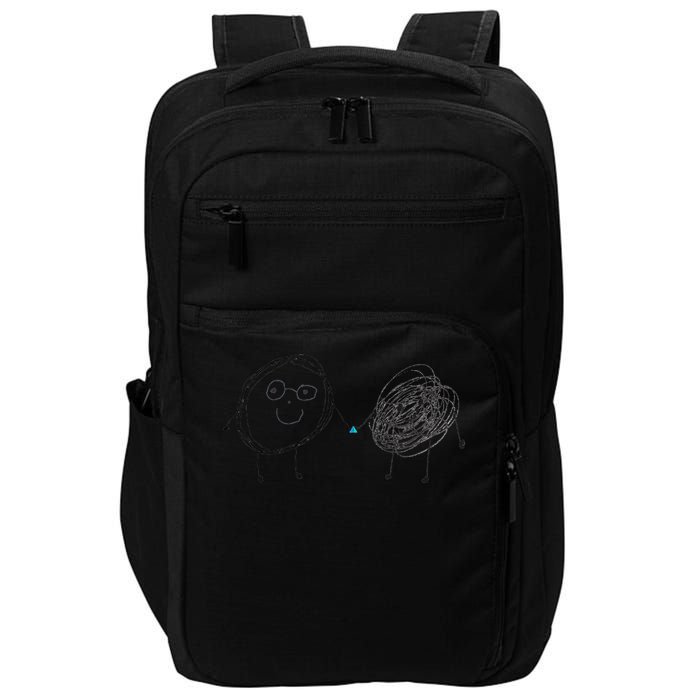 Connection. Calm with Chaos. Help Chaos With Connection Impact Tech Backpack