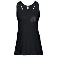 Connection. Calm with Chaos. Help Chaos With Connection Ladies Essential Flowy Tank