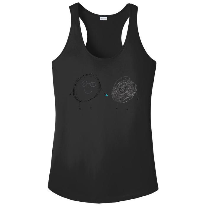 Connection. Calm with Chaos. Help Chaos With Connection Ladies PosiCharge Competitor Racerback Tank