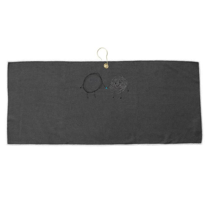 Connection. Calm with Chaos. Help Chaos With Connection Large Microfiber Waffle Golf Towel