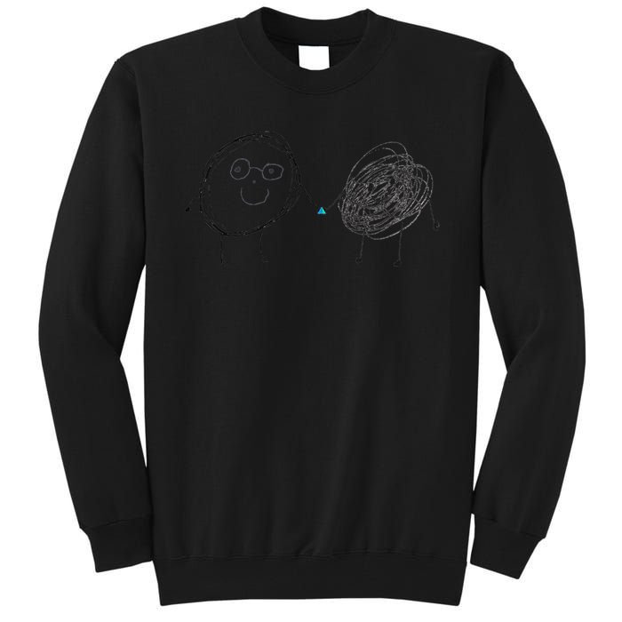 Connection. Calm with Chaos. Help Chaos With Connection Tall Sweatshirt