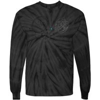Connection. Calm with Chaos. Help Chaos With Connection Tie-Dye Long Sleeve Shirt