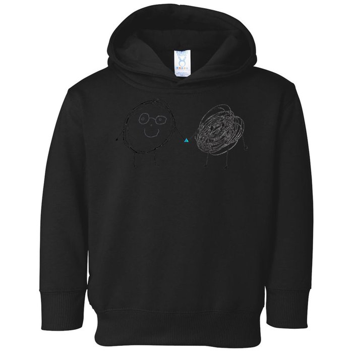 Connection. Calm with Chaos. Help Chaos With Connection Toddler Hoodie