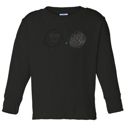Connection. Calm with Chaos. Help Chaos With Connection Toddler Long Sleeve Shirt