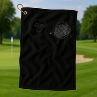 Connection. Calm with Chaos. Help Chaos With Connection Golf Towel