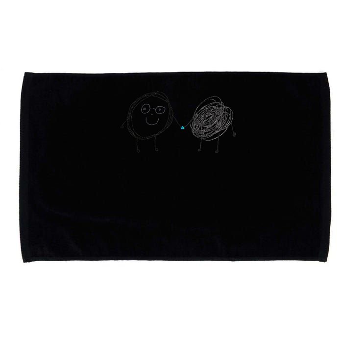 Connection. Calm with Chaos. Help Chaos With Connection Microfiber Hand Towel