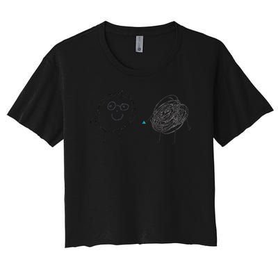 Connection. Calm with Chaos. Help Chaos With Connection Crop Top
