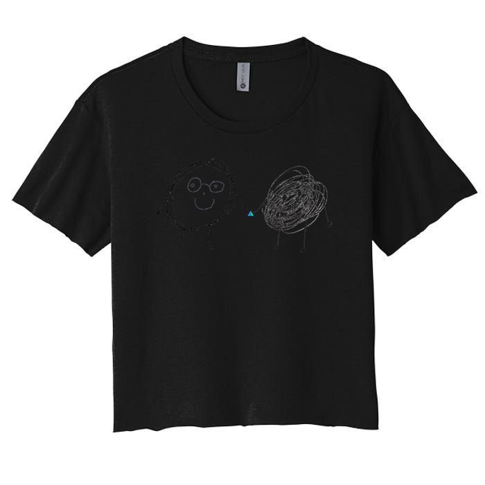 Connection. Calm with Chaos. Help Chaos With Connection Crop Top