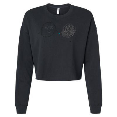 Connection. Calm with Chaos. Help Chaos With Connection Cropped Pullover Crew