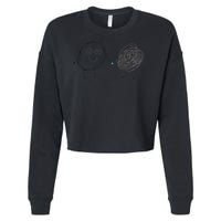 Connection. Calm with Chaos. Help Chaos With Connection Cropped Pullover Crew