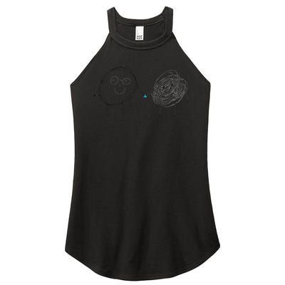 Connection. Calm with Chaos. Help Chaos With Connection Women's Perfect Tri Rocker Tank