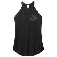 Connection. Calm with Chaos. Help Chaos With Connection Women's Perfect Tri Rocker Tank