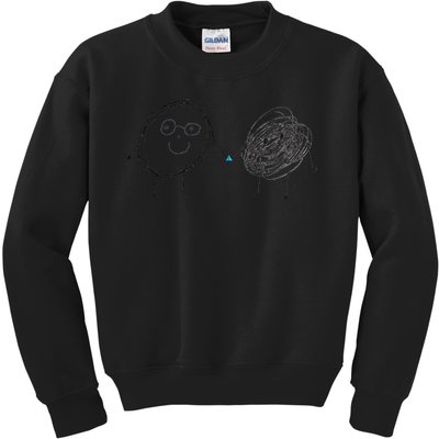 Connection. Calm with Chaos. Help Chaos With Connection Kids Sweatshirt